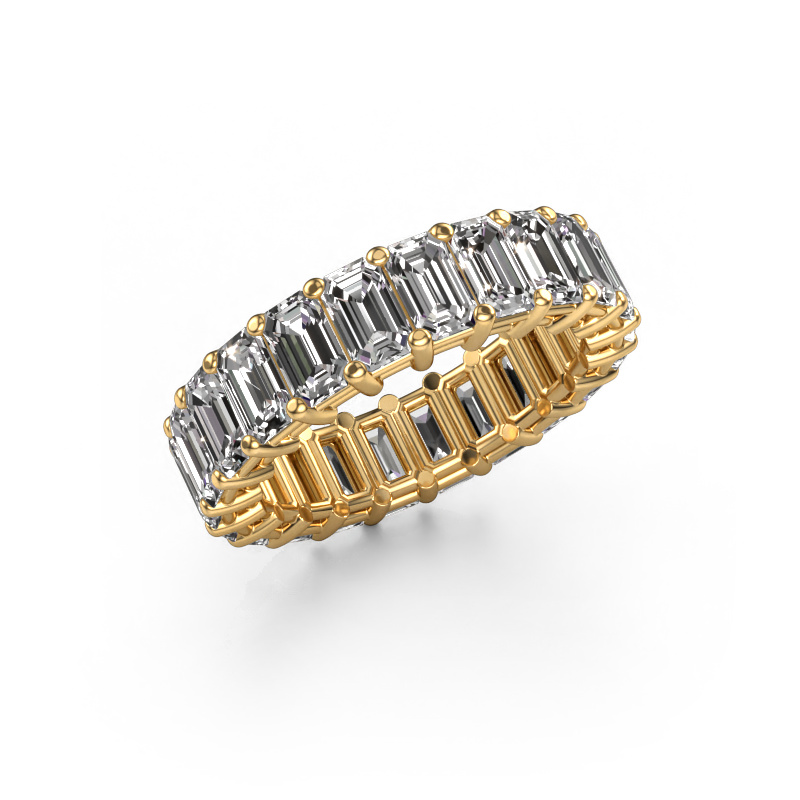 Image of Ring Heddy EME 5x3 585 gold Diamond 6.38 crt