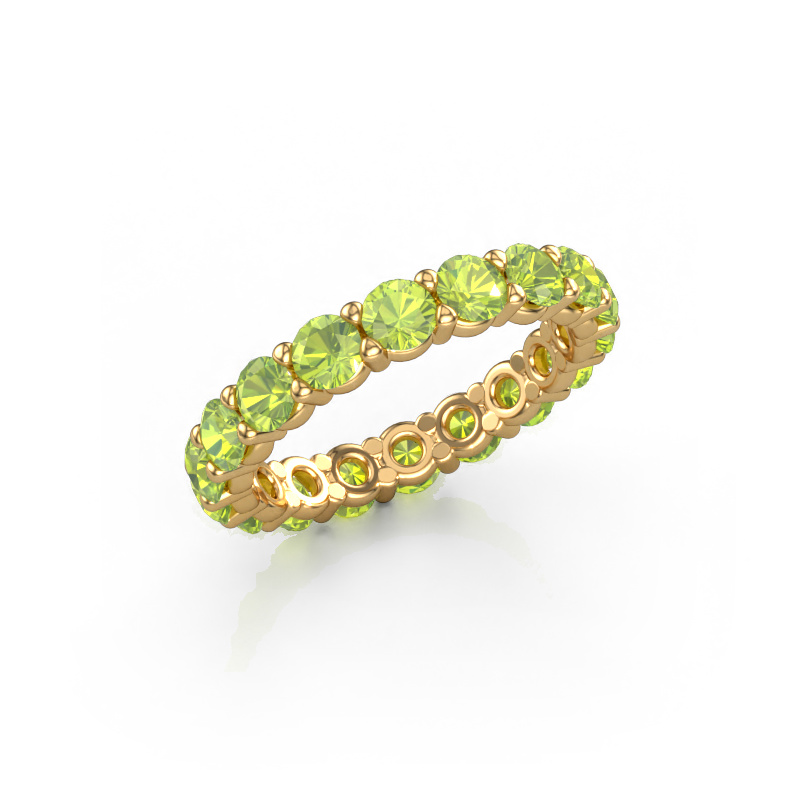 Bild von Ring Heddy rnd 3.4 585 Gold Peridot 3.4 mm