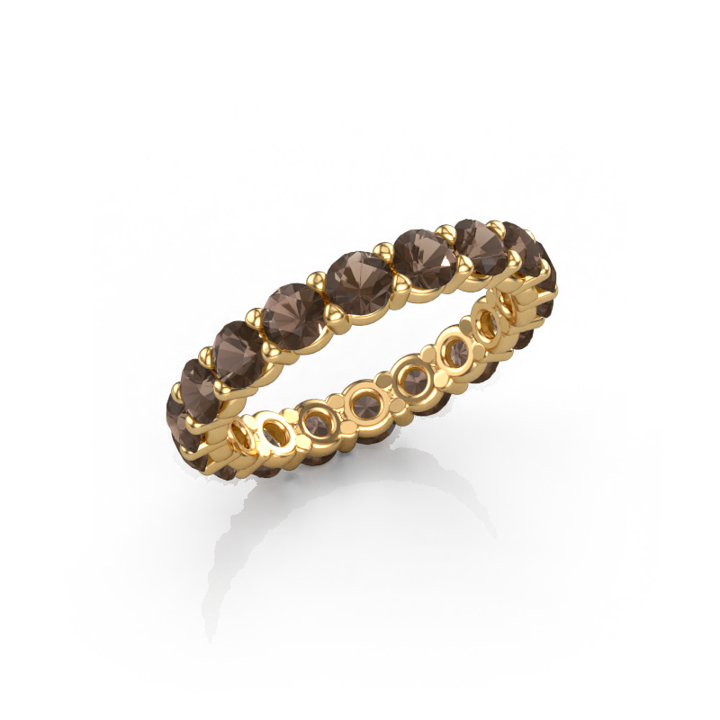 Bild von Ring Heddy rnd 3.4 585 Gold Rauchquarz 3.4 mm