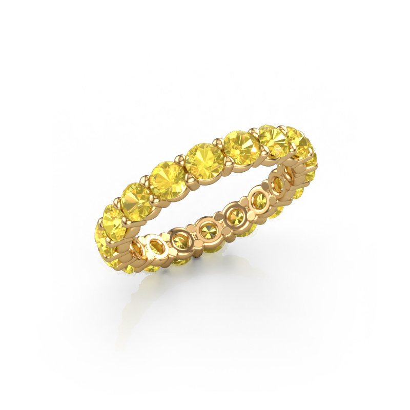 Image of Ring Heddy rnd 3.4 585 gold Yellow sapphire 3.4 mm