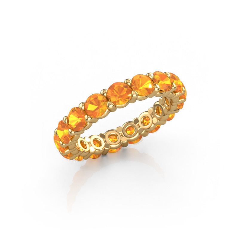 Image of Stackable ring Heddy rnd 3.7 585 gold Citrin 3.7 mm
