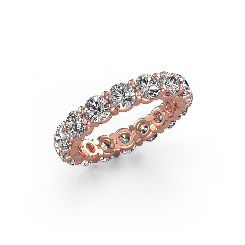 Image of Stackable ring Heddy rnd 4.0 585 rose gold Zirconia 4 mm