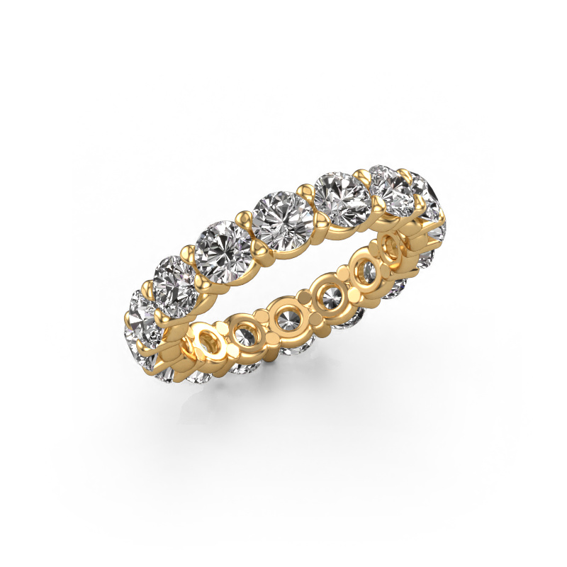 Bild von Vorsteckring Heddy rnd 4.0 585 Gold Zirkonia 4 mm
