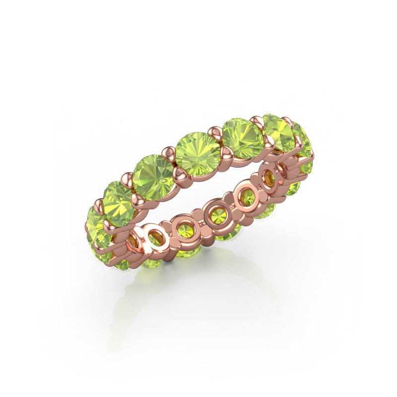 Bild von Ring Heddy rnd 4.2 585 Roségold Peridot 4.2 mm