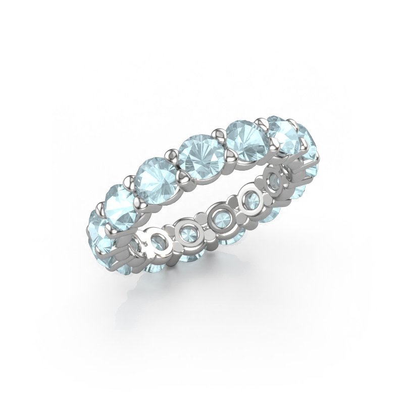 Image of Ring Heddy rnd 4.2 585 white gold Aquamarine 4.2 mm