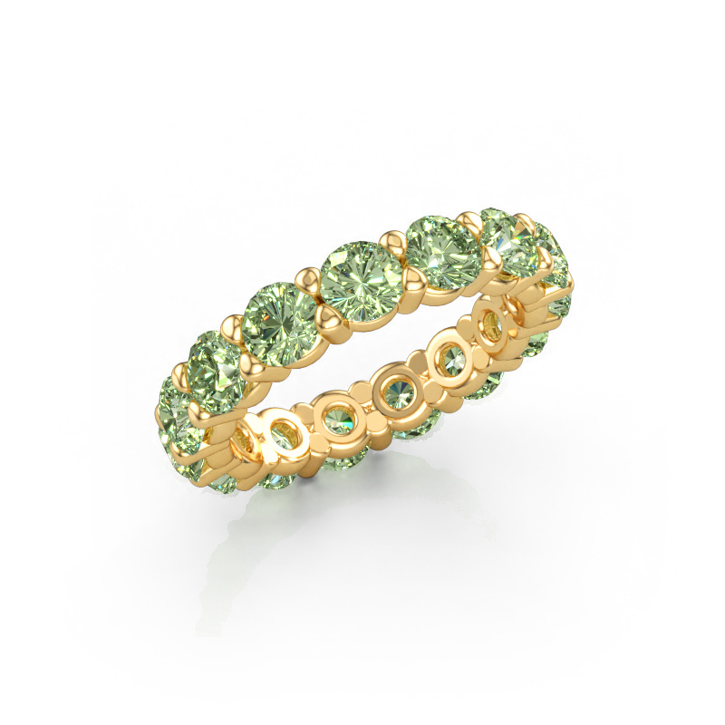 Immagine di Anello Heddy rnd 4.2 585 oro Diamante lab grown verde 4.2 mm