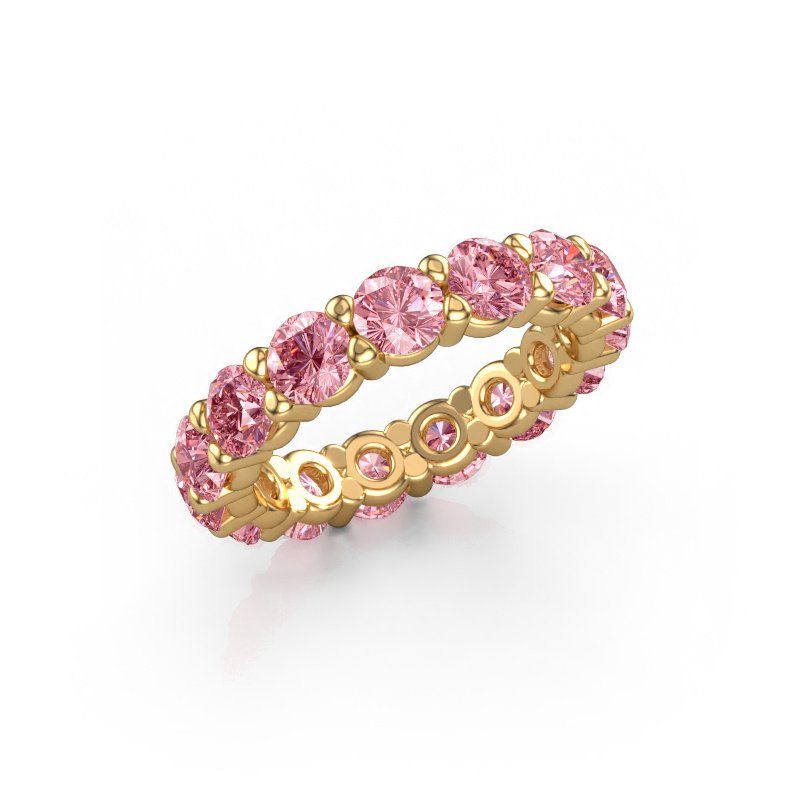 Bild von Ring Heddy rnd 4.2 585 Gold Rosa Labordiamant 4.2 mm