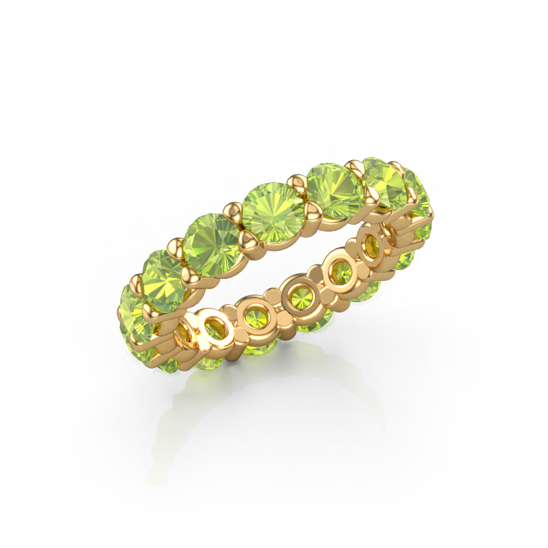Image of Ring Heddy rnd 4.2 585 gold Peridot 4.2 mm
