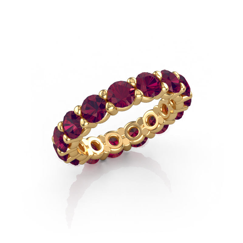 Image of Ring Heddy rnd 4.2 585 gold Rhodolite 4.2 mm
