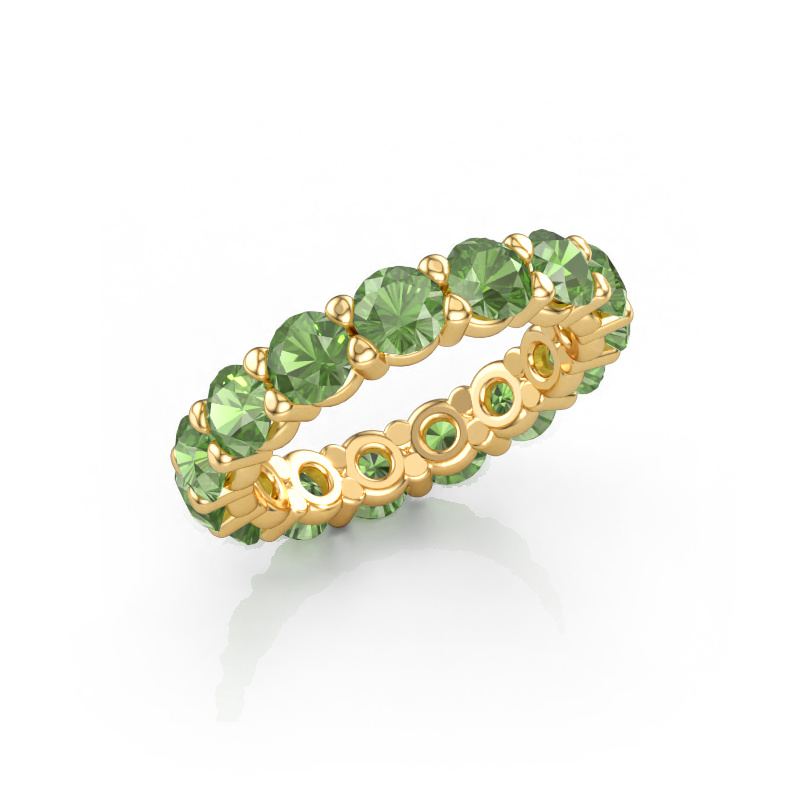 Bild von Ring Heddy rnd 4.2 585 Gold Turmalin grün 4.2 mm