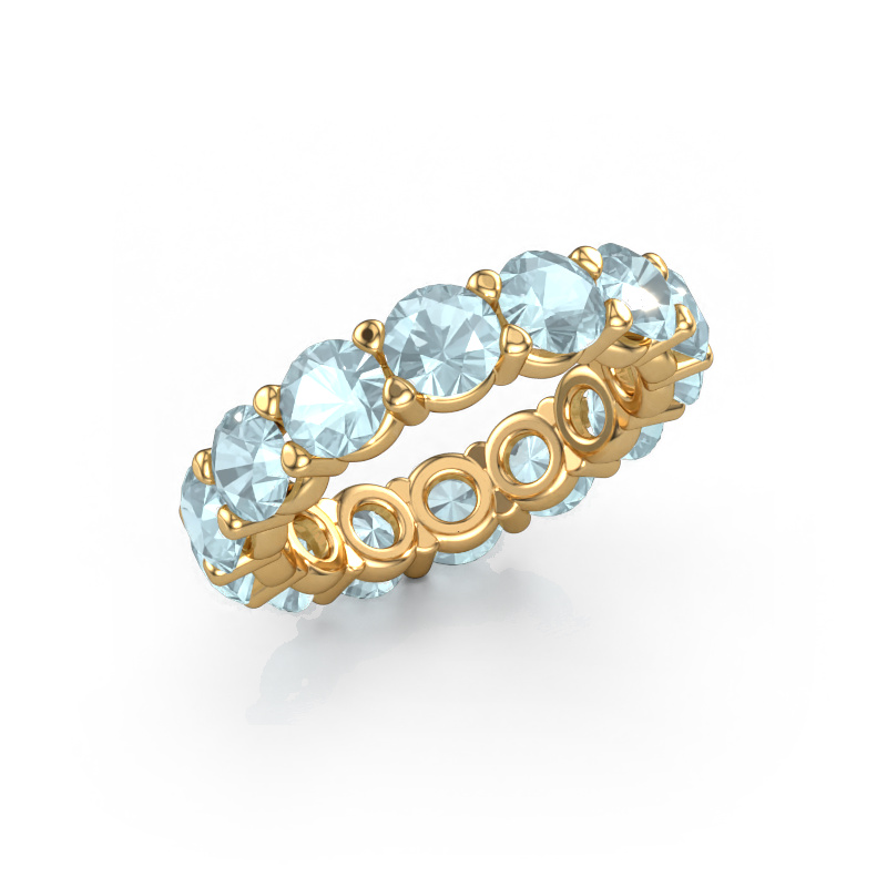 Bild von Ring Heddy rnd 4.7 585 Gold Aquamarin 4.7 mm