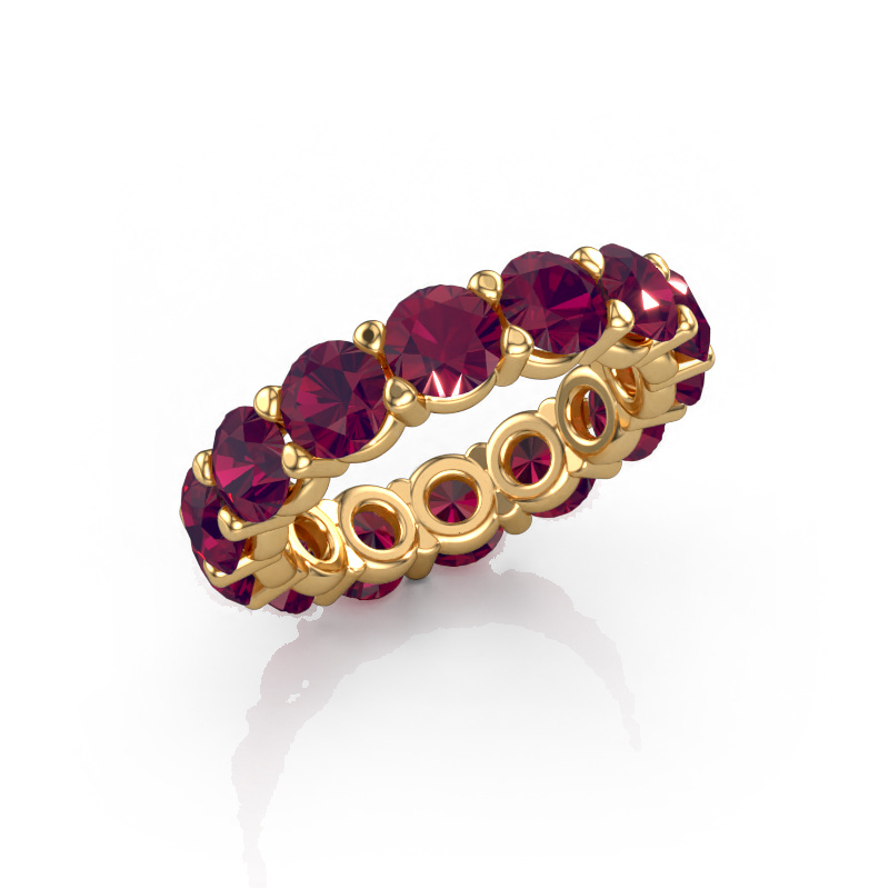 Bild von Ring Heddy rnd 4.7 585 Gold Rhodolit 4.7 mm