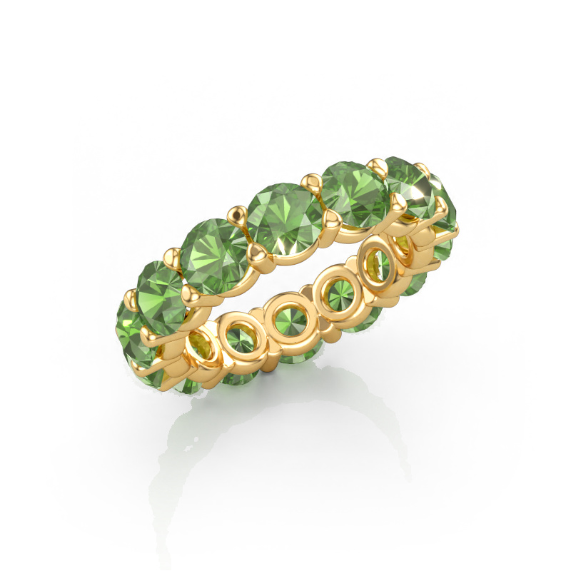 Bild von Ring Heddy rnd 4.7 585 Gold Turmalin grün 4.7 mm