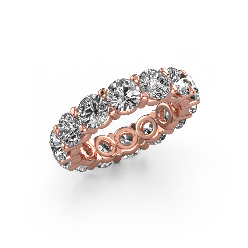 Image of Ring Heddy rnd 5.0 585 rose gold Zirconia 5 mm
