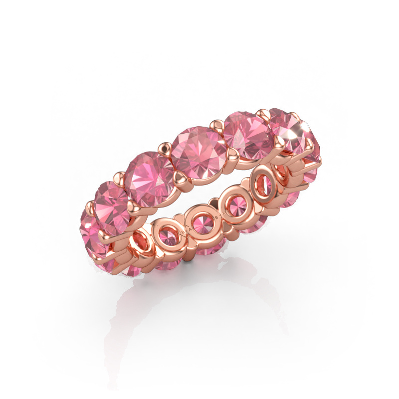Bild av Ring Heddy rnd 5.0 585 roséguld Rosa turmalin 5 mm