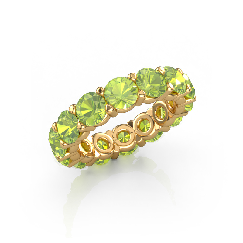 Image of Ring Heddy rnd 5.0 585 gold Peridot 5 mm