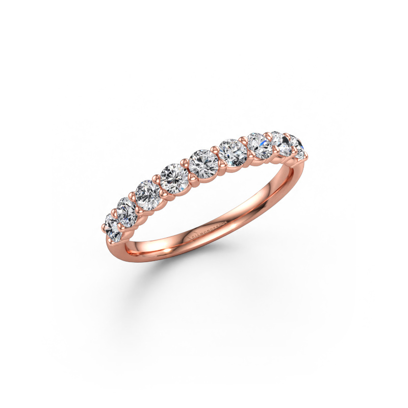 Immagine di Anello Heddy Half 585 oro rosa Diamante 0.72 crt