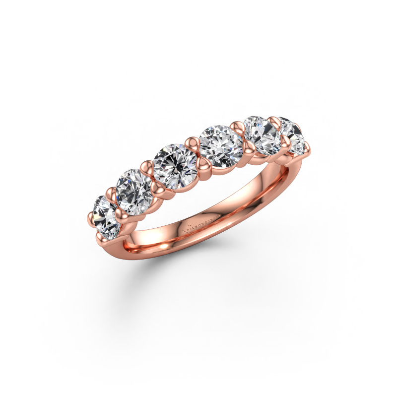 Bild av Ring Heddy Half 585 roséguld Diamant 1.800 crt