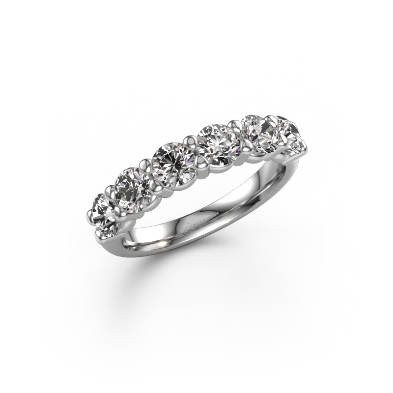 Image of Ring Heddy Half 950 platinum Diamond 1.800 crt