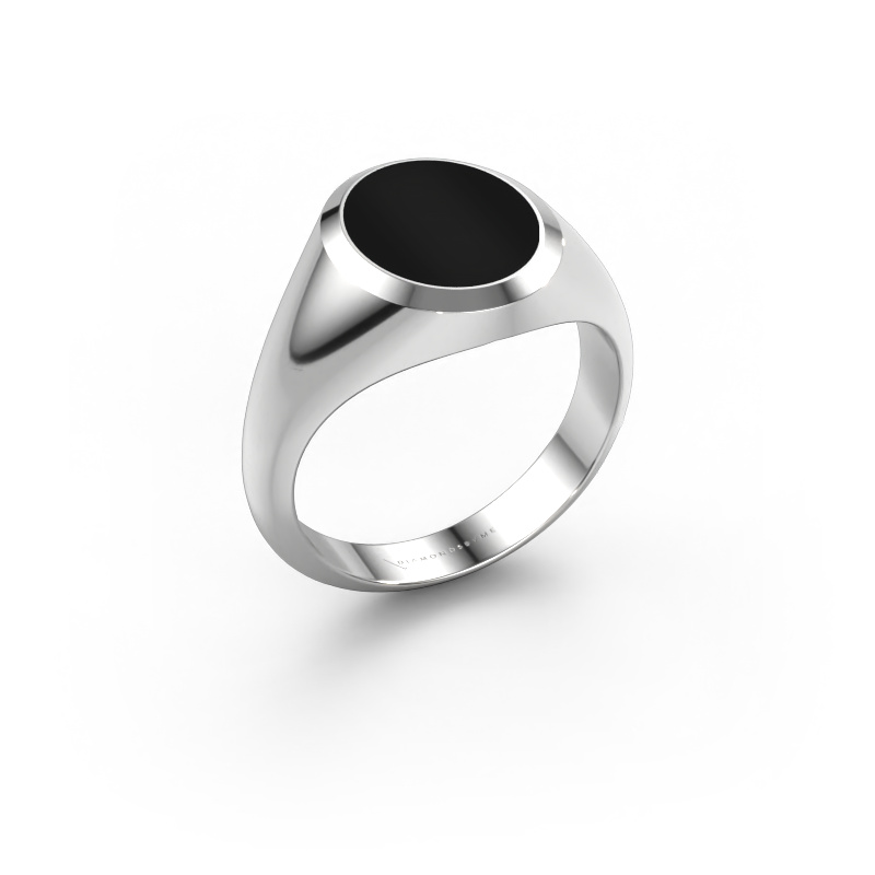 Bild von Siegelring Herman 2 950 Platin Onyx 12x10 mm