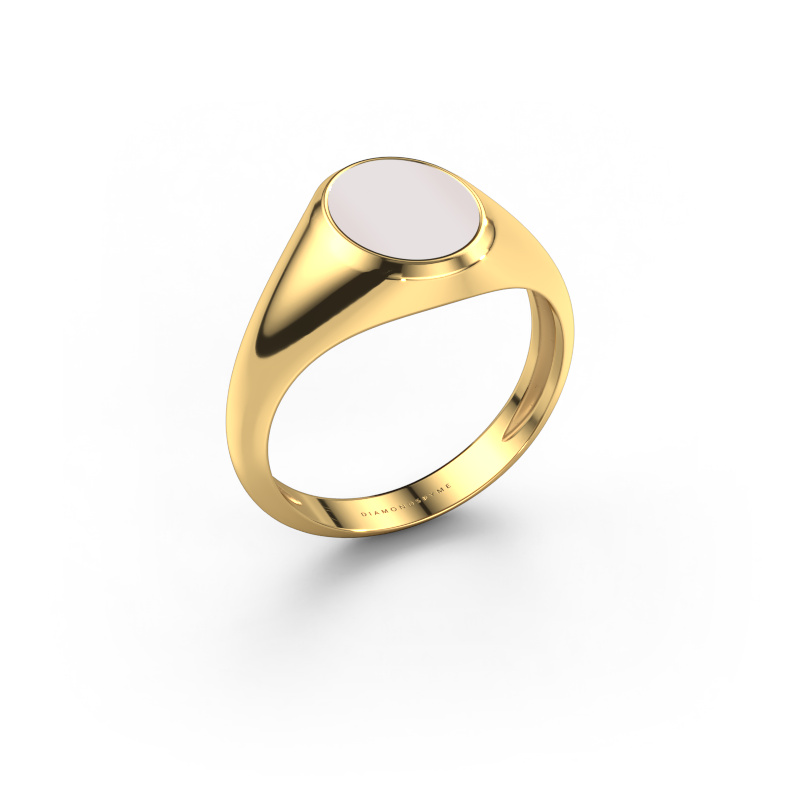 Image of Pinky ring Herman 1 light 585 gold Red sardonyx 10x8 mm