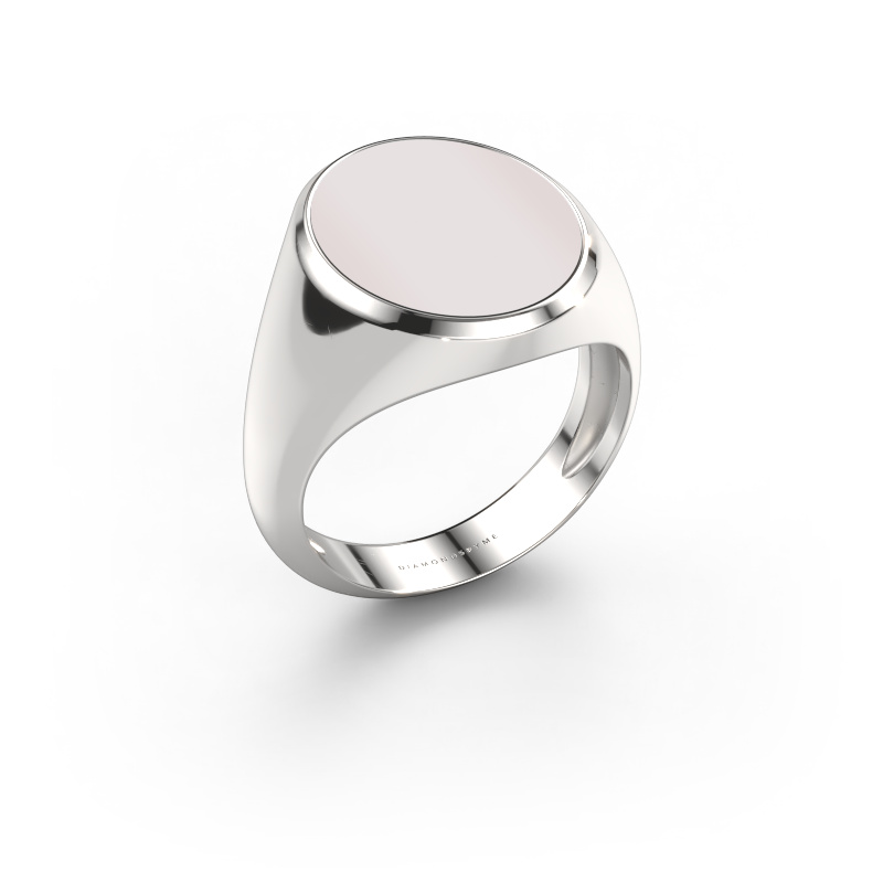 Afbeelding van Zegelring Herman 6 light 950 platina Rode lagensteen 16x13 mm