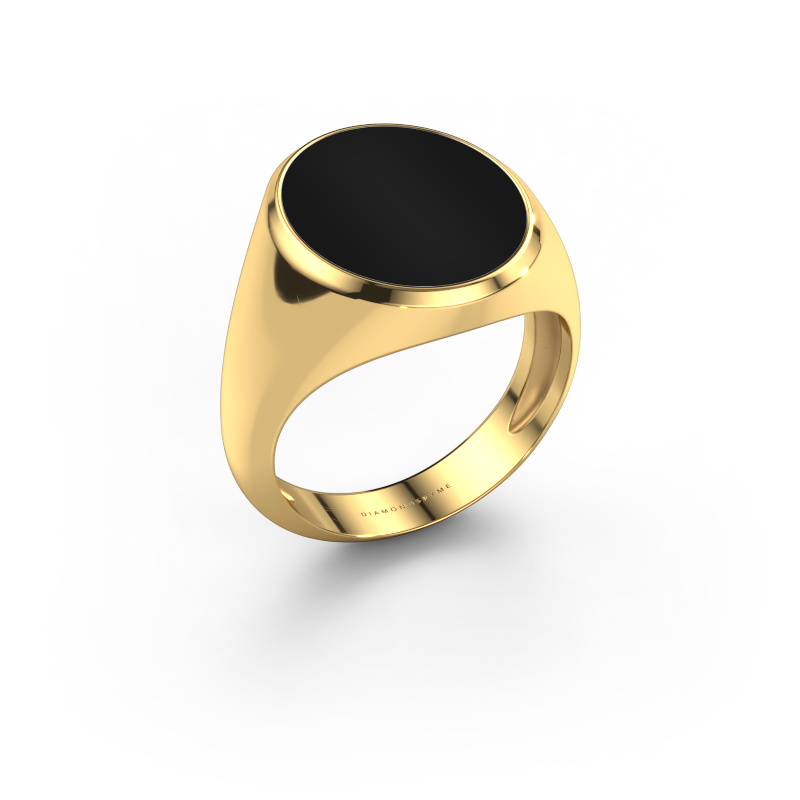 Bild von Siegelring Herman 6 light 585 Gold Onyx 16x13 mm