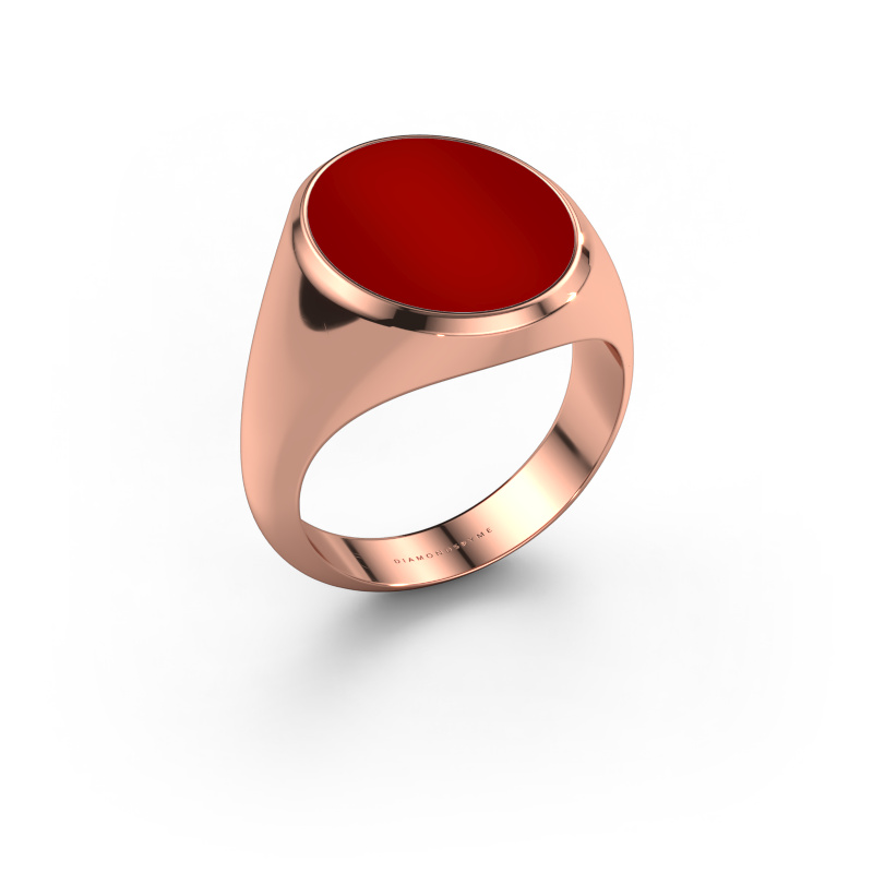 Bild von Siegelring Herman 6 585 Roségold Karneol 16x13 mm
