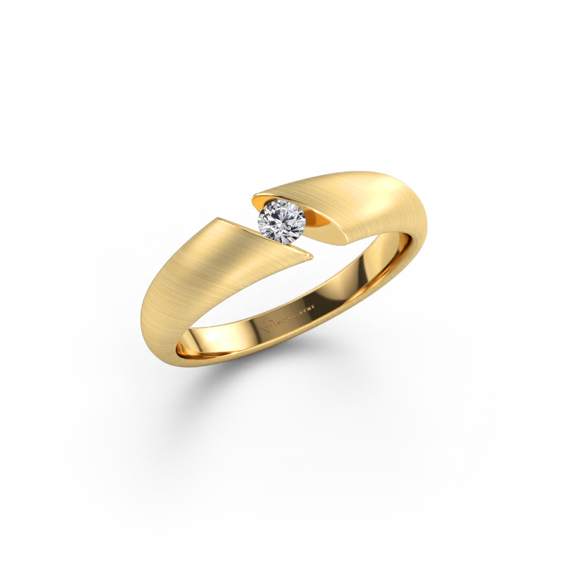 Afbeelding van Ring Hojalien 1 585 goud Diamant 0.10 crt