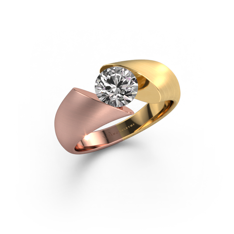 Image of Ring Hojalien 1 585 rose gold Diamond 1.00 crt