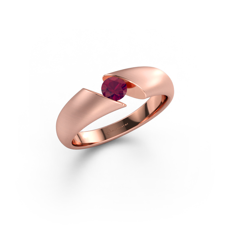Bild av Förlovningsring Hojalien 1 585 roséguld Rodolit 4 mm