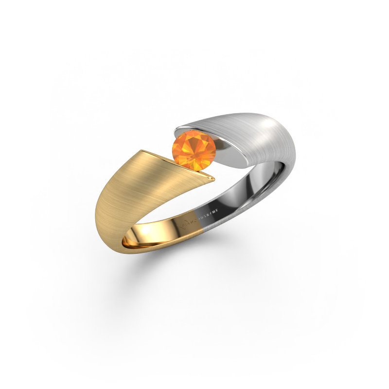 Image of Engagement ring Hojalien 1 585 gold Citrin 4 mm