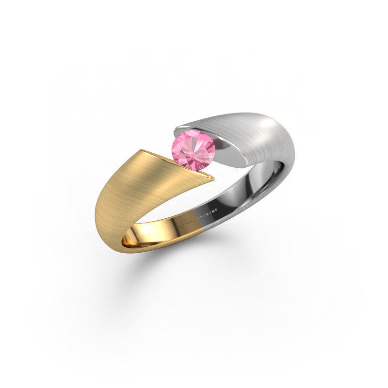 Bild von Verlobungsring Hojalien 1 585 Gold Pink Saphir 4 mm