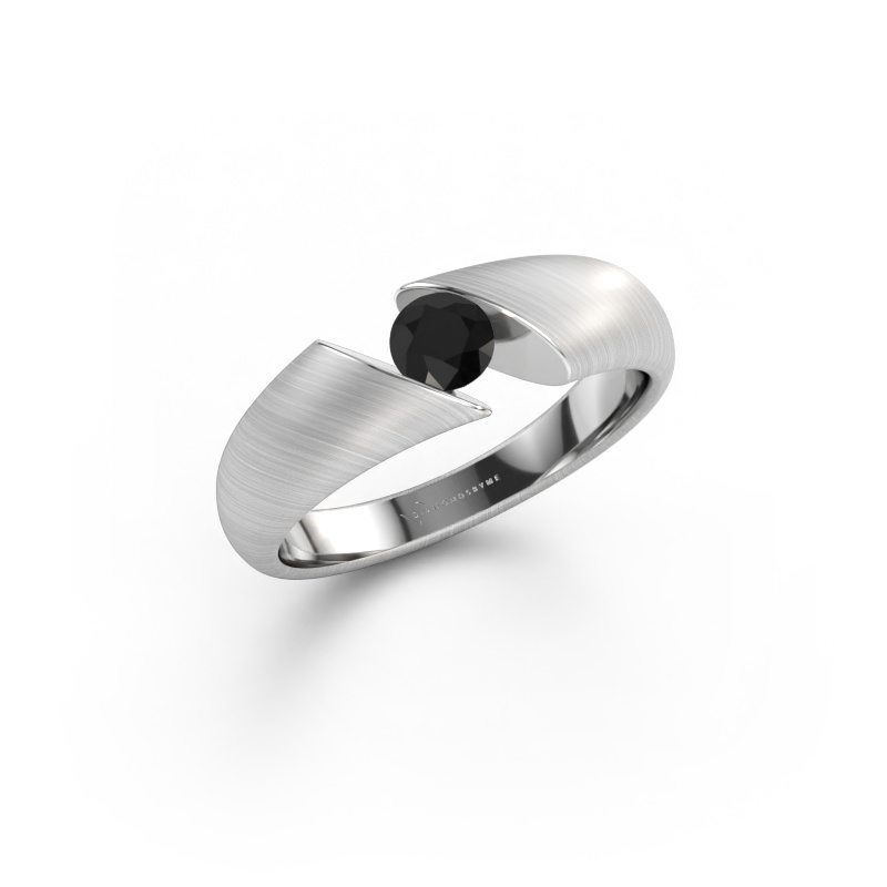 Bild av Ring Hojalien 1 585 vitt guld Svart diamant 0.36 crt