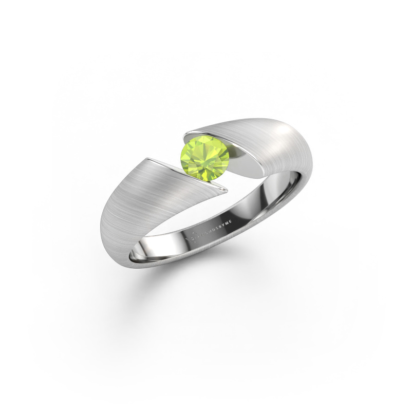 Bild von Ring Hojalien 1 585 Weißgold Peridot 4.2 mm