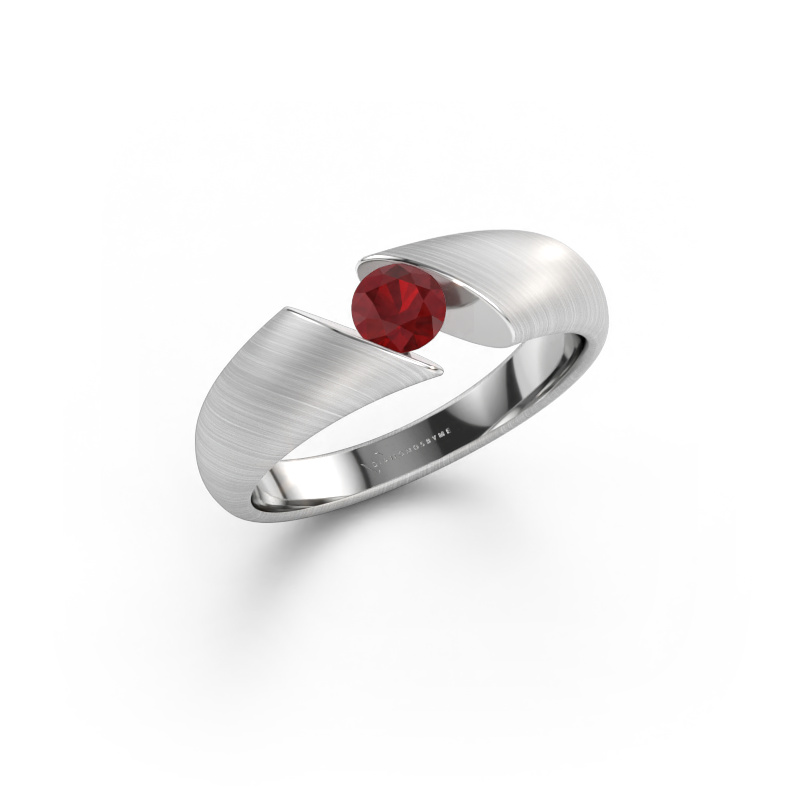 Bild av Ring Hojalien 1 585 vitt guld Rubin 4.2 mm