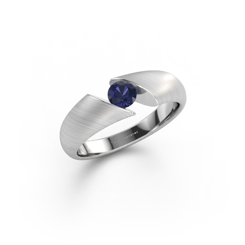 Bild av Ring Hojalien 1 585 vitt guld Safir 4.2 mm