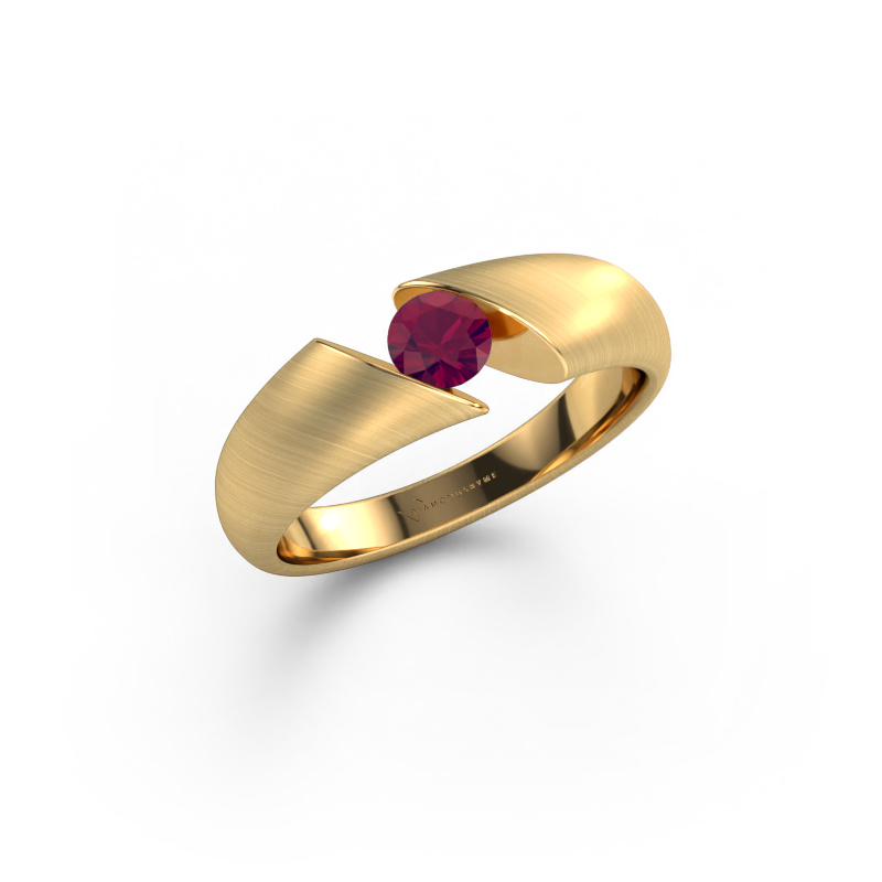 Image of Ring Hojalien 1 585 gold Rhodolite 4.2 mm