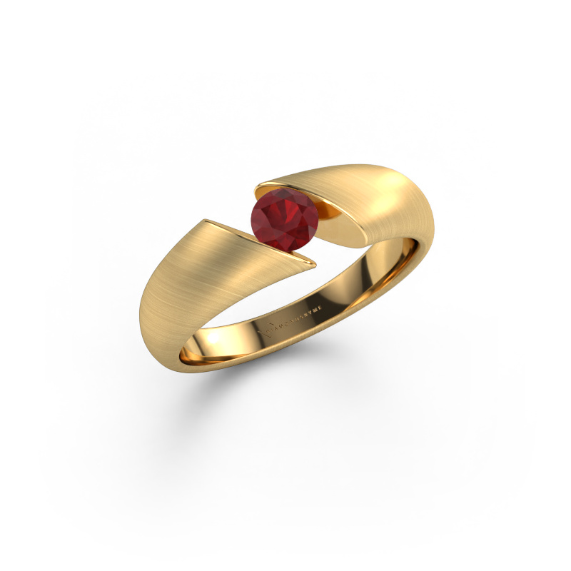 Image of Ring Hojalien 1 585 gold Ruby 4.2 mm