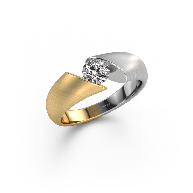 Image of Engagement ring Hojalien 1 585 gold Diamond 0.50 crt