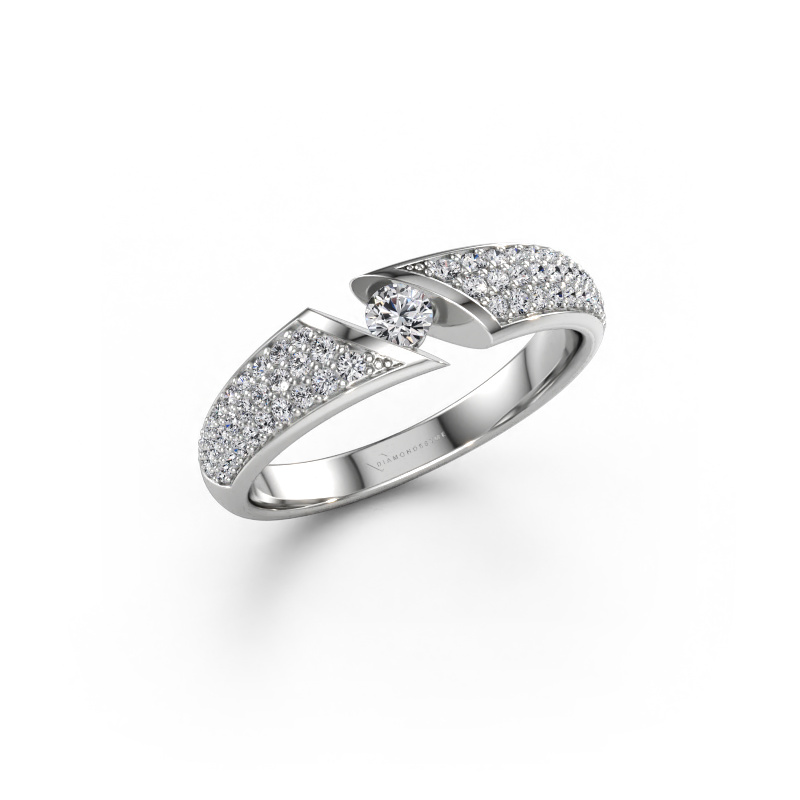 Bild av Ring Hojalien 3 585 vitt guld Diamant 0.436 crt