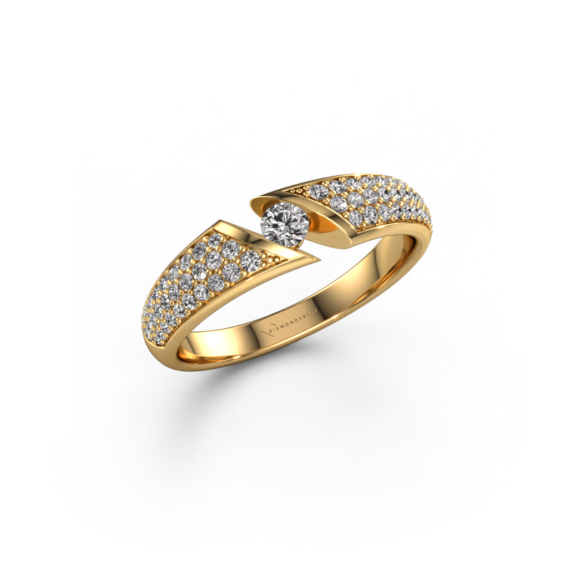 Bild von Ring Hojalien 3 585 Gold Diamant 0.436 crt