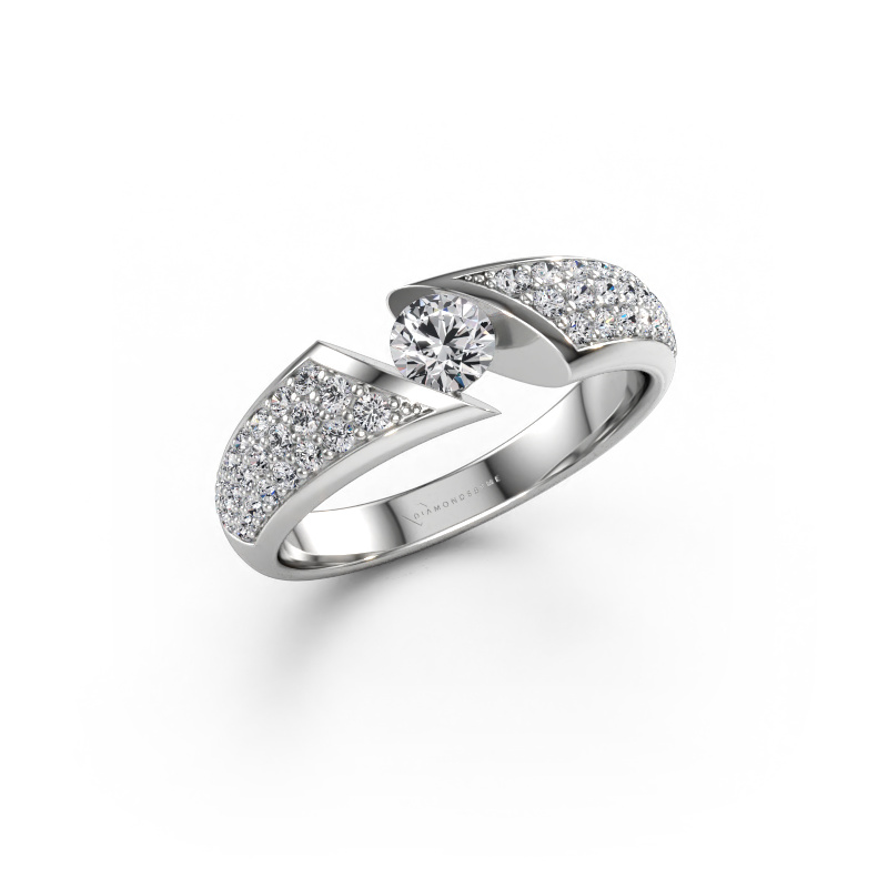 Immagine di Anello Hojalien 3 585 oro bianco Diamante lab grown 0.73 crt