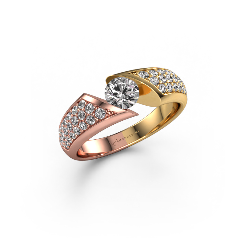 Bild von Ring Hojalien 3 585 Roségold Diamant 0.969 crt