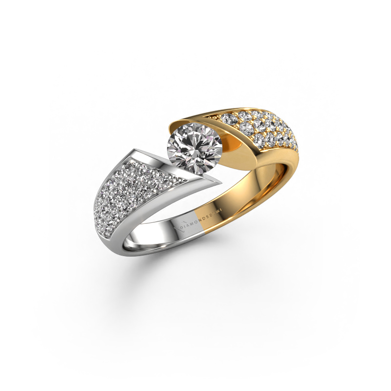 Bild von Ring Hojalien 3 585 Weißgold Diamant 0.969 crt
