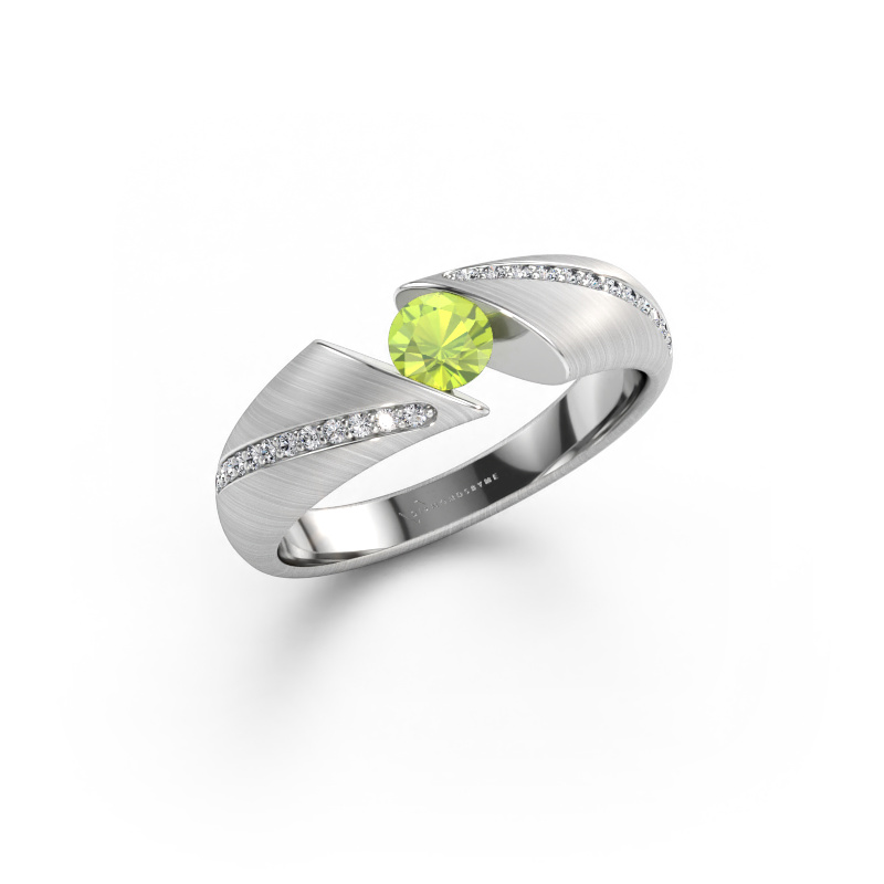 Bild von Ring Hojalien 2 585 Weißgold Peridot 4.2 mm