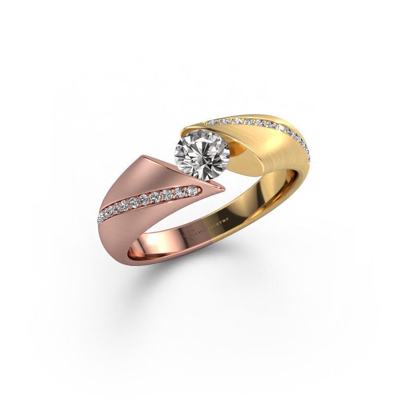 Bild von Verlobungsring Hojalien 2 585 Roségold Diamant 0.52 crt