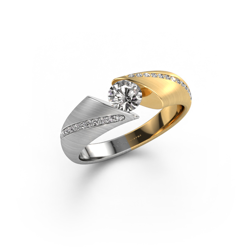 Bild von Verlobungsring Hojalien 2 585 Weißgold Diamant 0.52 crt