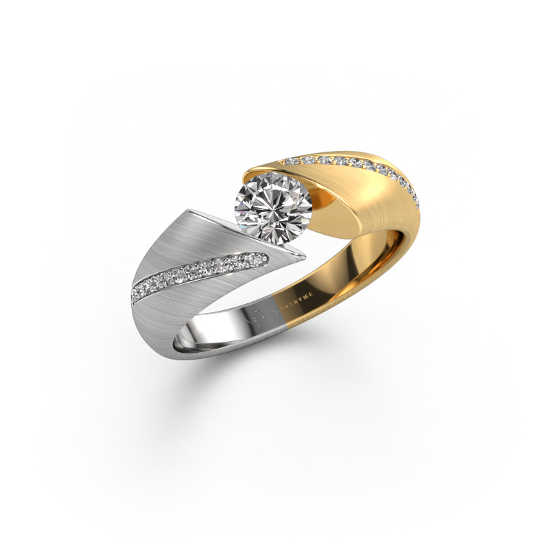 Bild von Verlobungsring Hojalien 2 585 Weißgold Diamant 0.62 crt