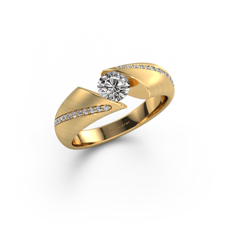 Image of Engagement ring Hojalien 2 585 gold Diamond 0.62 crt